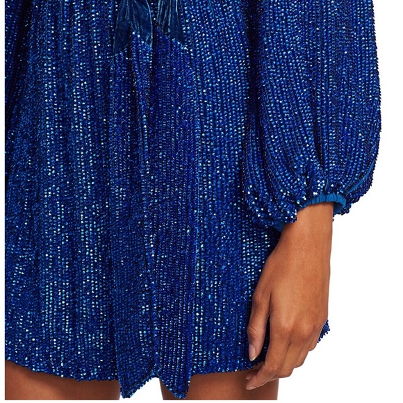 Retrofete Julie Sequined Georgette Dress - Picture 4 of 5